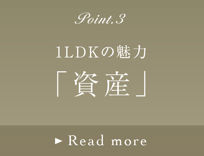 1LDKの魅力「資産」