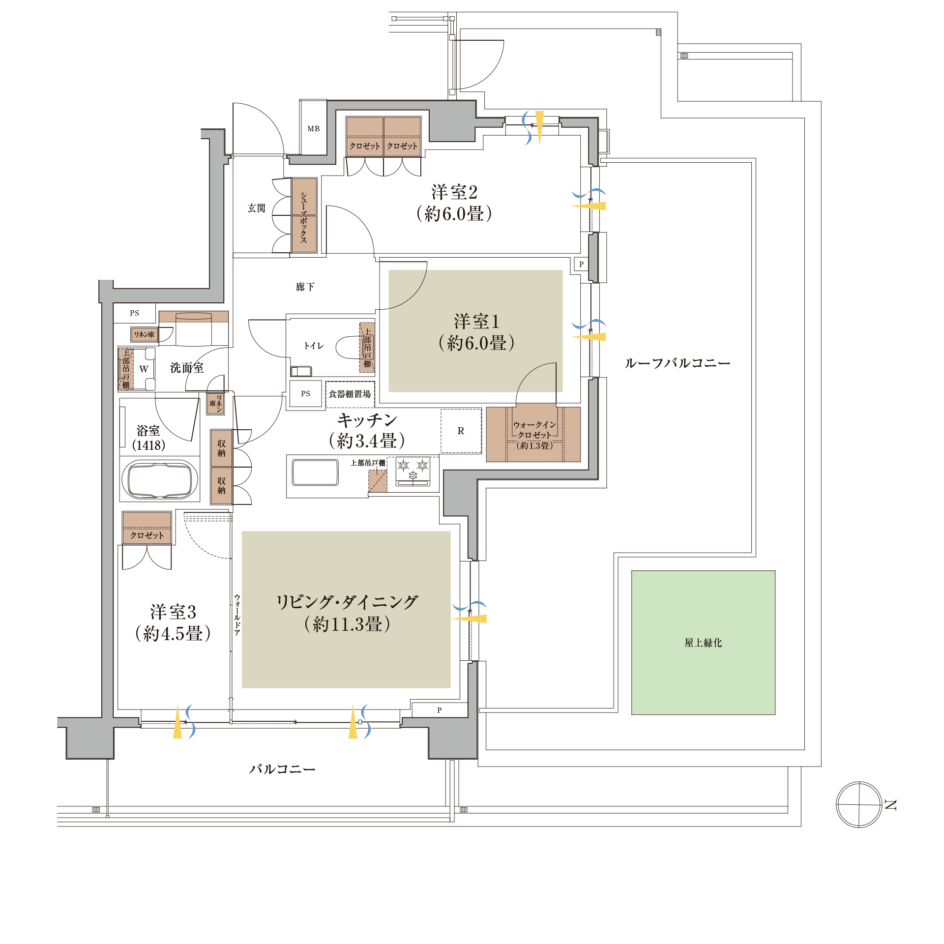 M type 間取り図