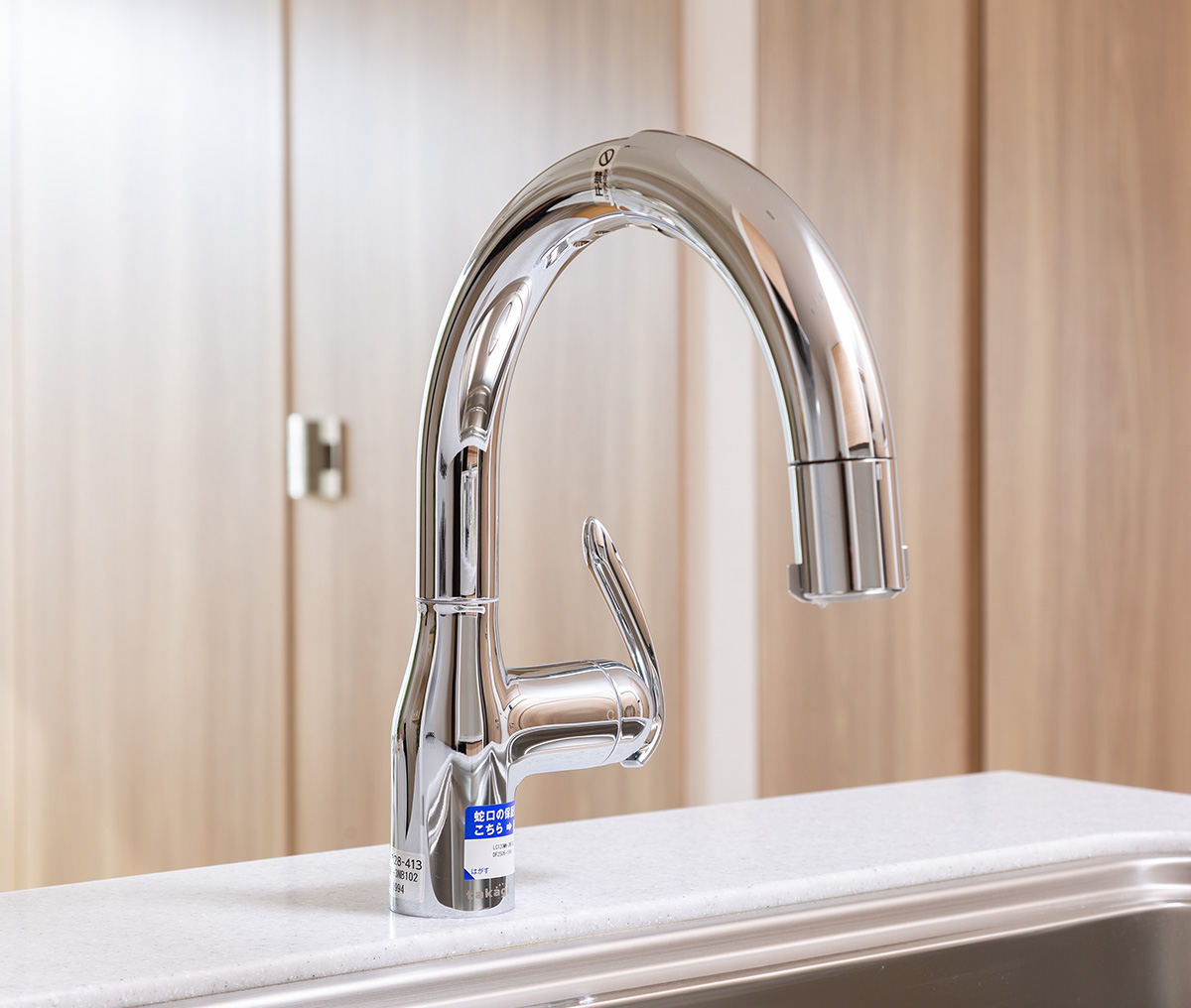 浄水器一体型タッチレス水栓