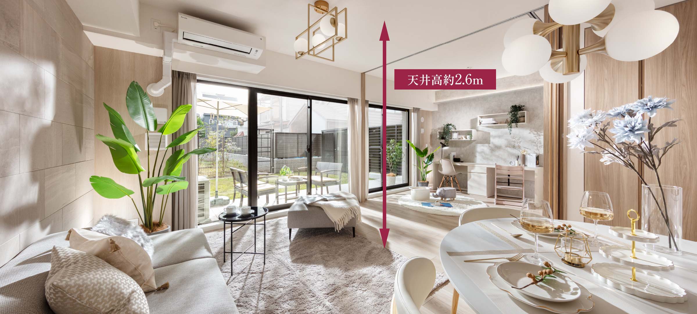 Bg-type リビング・ダイニング・洋室(2)（分譲済）